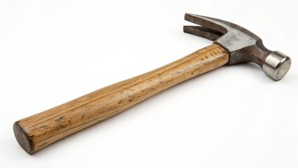 Claw Hammer on White Background