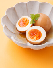 煮卵　スタジオ撮影