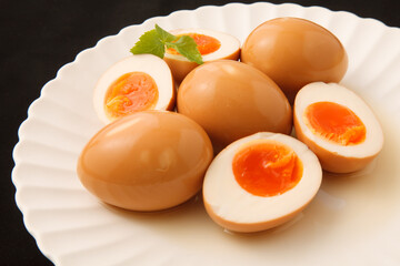 煮卵　スタジオ撮影