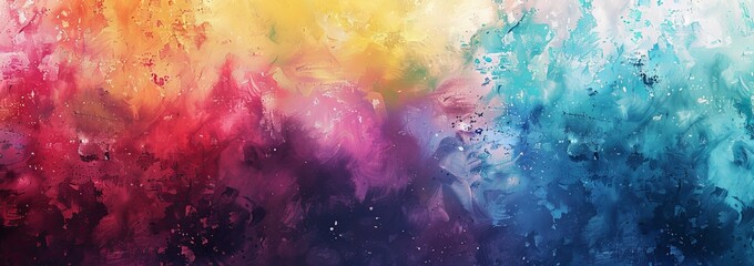 Fototapeta premium Abstract Painting With Vibrant Colors. A Modern, Artistic Background Ideal For Websites, Posters, Or Creative Projects.