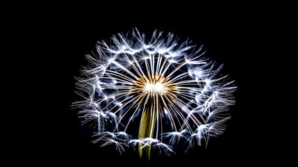 Fototapeta premium Floating Dandelion