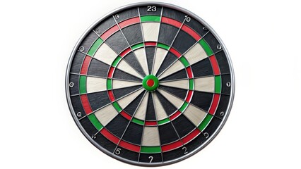 Obraz premium Dartboard on White Background