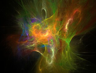 Imaginatory fractal abstract background Image