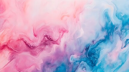 Fototapeta premium Abstract Watercolor Background in Dark Blue and Pastel Purple Hues