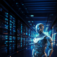 Future of Artificial Intelligence | Intelligent Robot in a Digital World | AI Technology and Cybersecurity