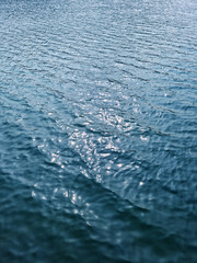 It's a sparkling blue sea