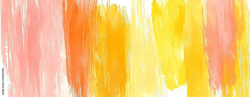 Poster dried zesty drizzle abstract brush stroke design in warm colors for creative projects