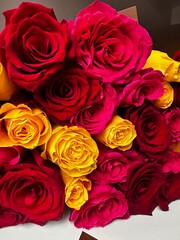 Obraz premium bouquet of red roses