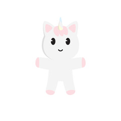Standing Cute Unicorn 