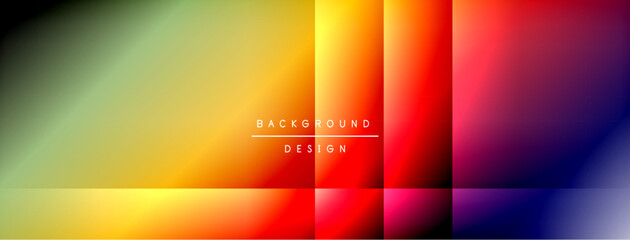 Colorful gradient with lines made of shadow and light. Creative background