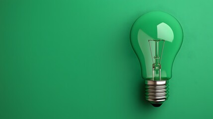 Explore Effective Energy-Saving Tips with a Vibrant Green Lightbulb as Your Guide to Sustainability. Peak Energy, Demand, Technology Concept