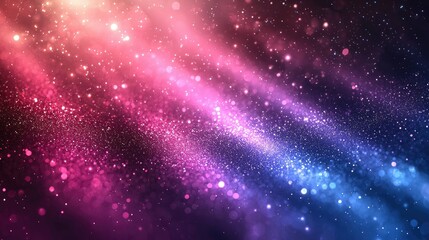 Obraz premium Abstract Pink Blue Sparkle Galaxy Background