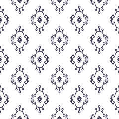 pattern batik flower damask ethnic boho ikat texture tribal geometric background