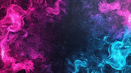 Fototapeta premium Abstract pink blue fire flames background