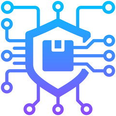 Digital Right Management Icon