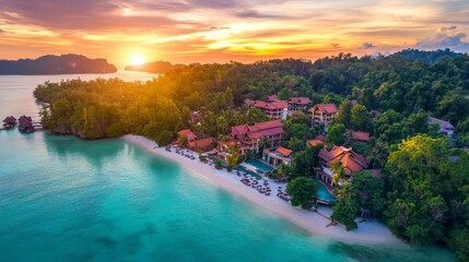 Tropical Paradise Sunset Resort: Island Getaway