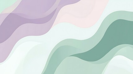 Fototapeta premium Abstract Pastel Wave Background Design