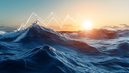 Navigating Turbulent Waters A Symbolic Representation of Economic Fluctuations During Sunrise