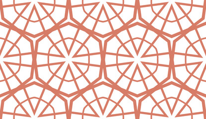 Fototapeta premium Unique, abstract geometric pattern. Seamless vector illustration. For design, wallpaper, background