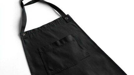 Black apron, simple, functional, kitchen, restaurant, easy wear, everyday use