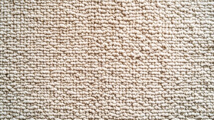 Beige Carpet Texture: Close-Up View of a Soft, Textured Carpet Surface