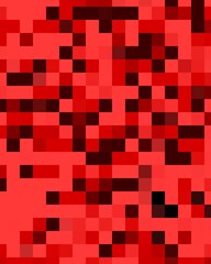 Mosaic Red & Black