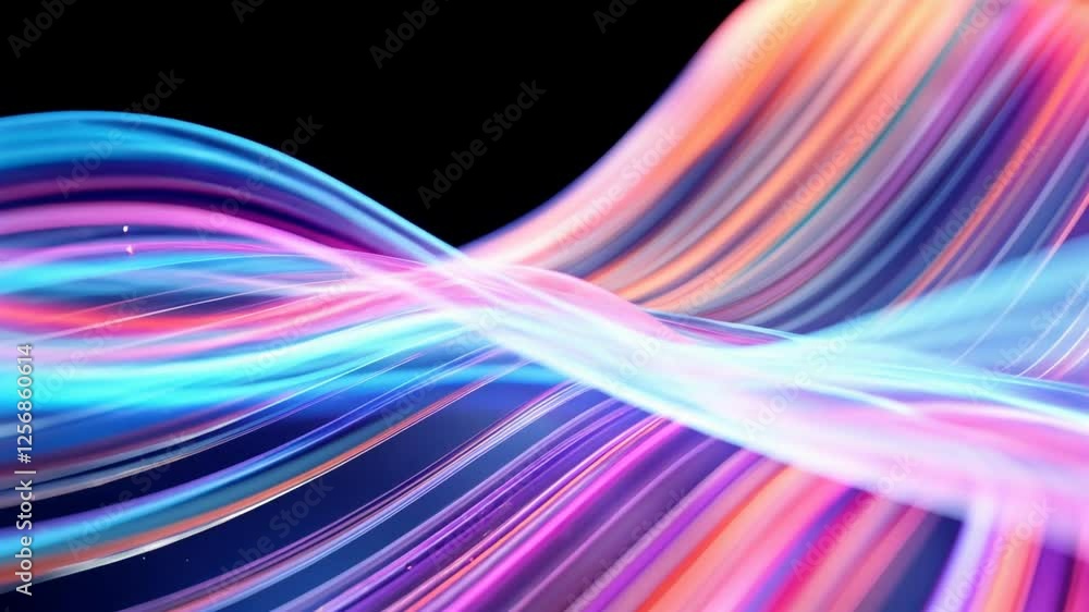 Poster abstract colorful background with lines