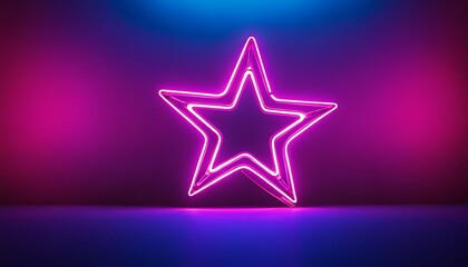 Obraz premium pink blue motion star background,Vibrant light trails, High-speed motion blur, Futuristic cityscape at night, Neon pink and blue colors, Dynamic radial composition, Long exposure,7698
