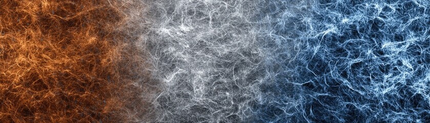 Fototapeta premium Fiery, icy, abstract art; design background