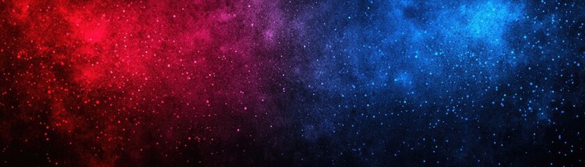 Red blue nebula cosmic space background, design