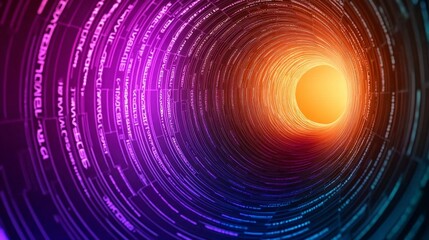 Abstract Digital Tunnel