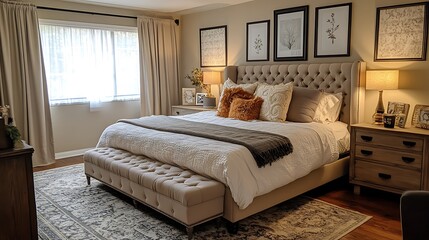 Serene Master Bedroom Interior Design