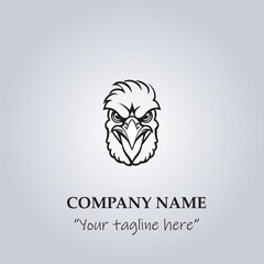 head of chicken company logo vector illustration