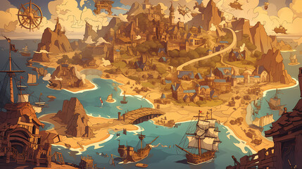 islands and pirate harbors
