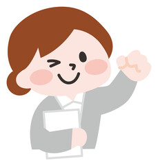 家庭教師の女性