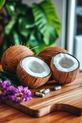 Fresh Coconuts Natural Supplements for Healthy Lifestyle