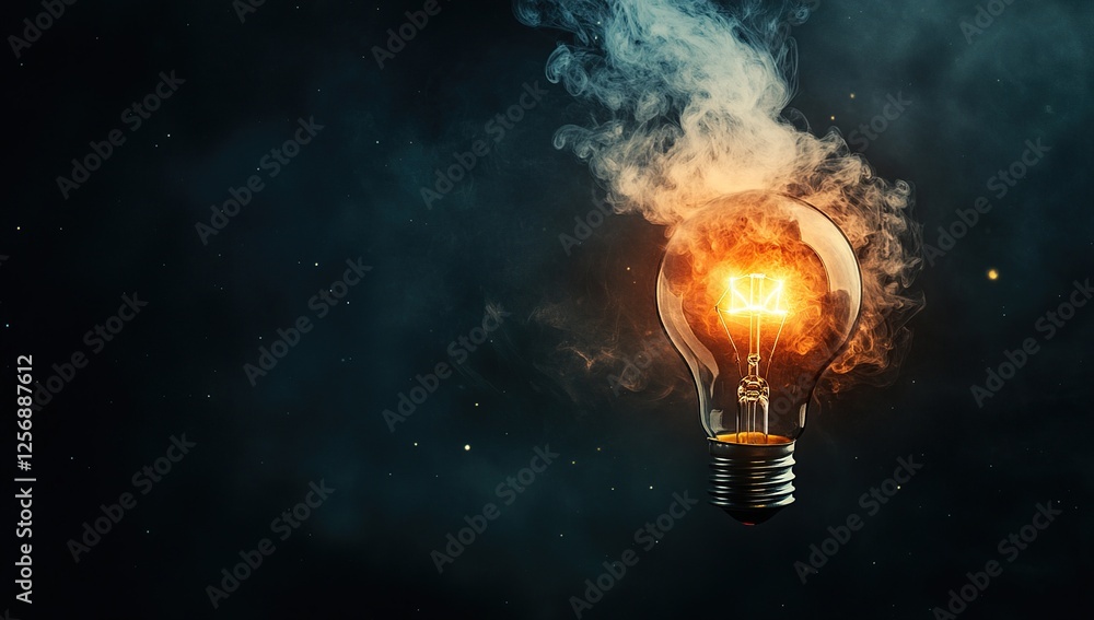 Poster brilliant ideas ignite: illuminating innovation with creative thinking and problem solving strategie