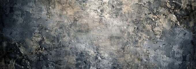 Obraz premium Distressed Dark Texture. Grunge Surface With Cracks And Imperfections For Backgrounds, Overlays, Or Design Elements.