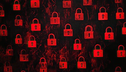 A Visual Representation of Widespread Security Concerns and Potential Cyber Threats in a Networked Environment.