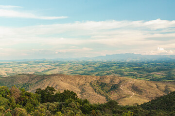 view of the mountains