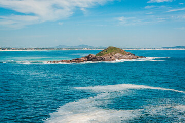 view of the coast of the sea
