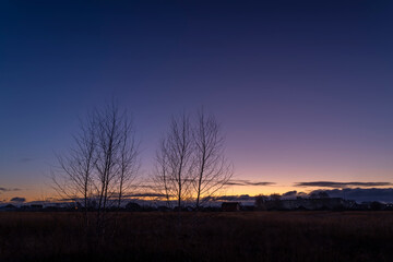 Sky background on sunset. Nature composition. Summer background.