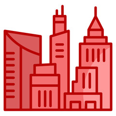 Cityscape  Icon Element For Design
