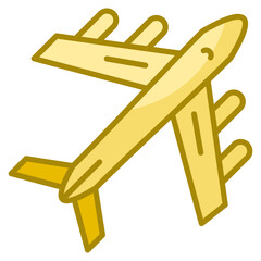 Airplane  Icon Element For Design