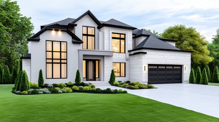 Obraz premium Modern Family Home Design