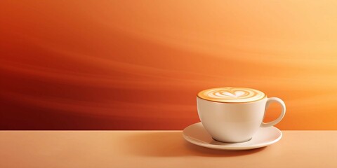 A modern, high-resolution background with an coffee and cream gradient that transitions from warm tones to dark