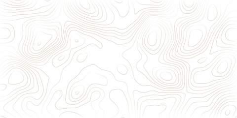 Abstract lines background. Contour maps. Topo contour map on white background. Abstract background with waves Geographic mountain relief.
