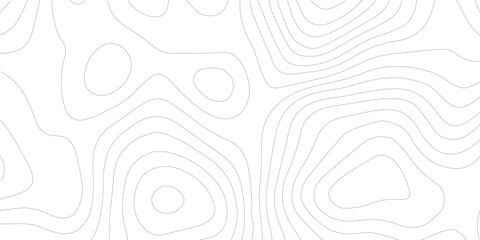 Abstract lines background. Contour maps. Topo contour map on white background. Abstract background with waves Geographic mountain relief..