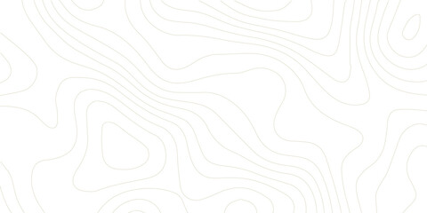 Abstract black and white topographic contours lines of mountains. Topography map art curve drawing. vector illustration. wave Line topography map contour background .background