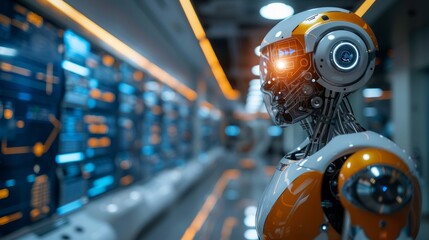 Advanced robot monitoring data center